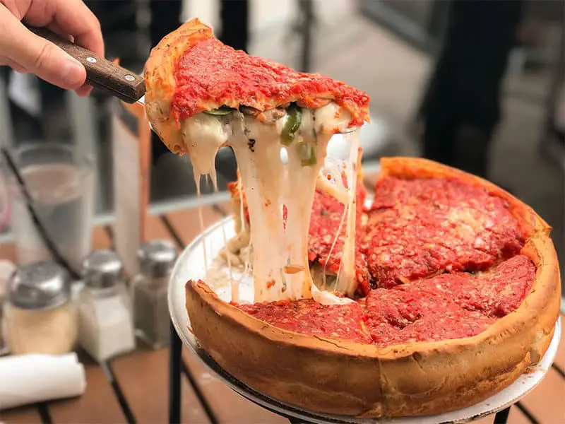 Deep Dish Meat Pizza