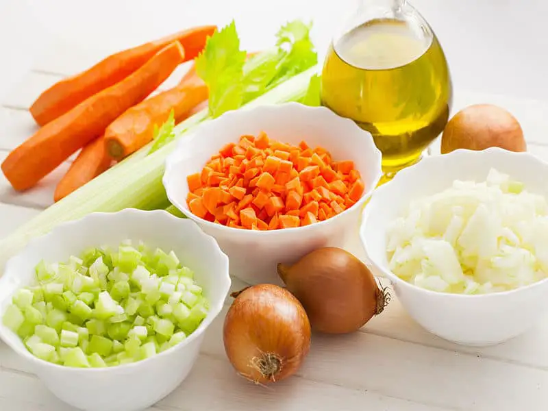 Mirepoix Chopped Vegetable