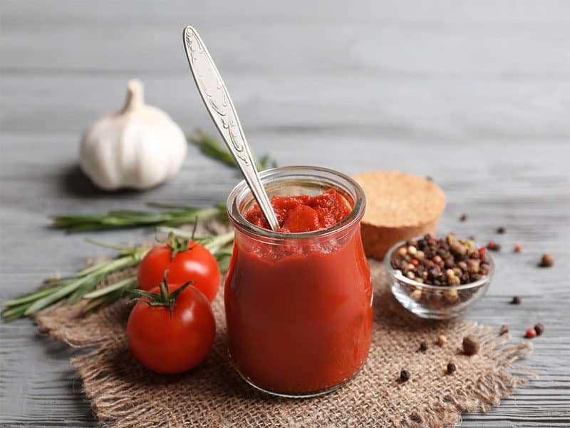 Tomato Paste Jar Ingredients