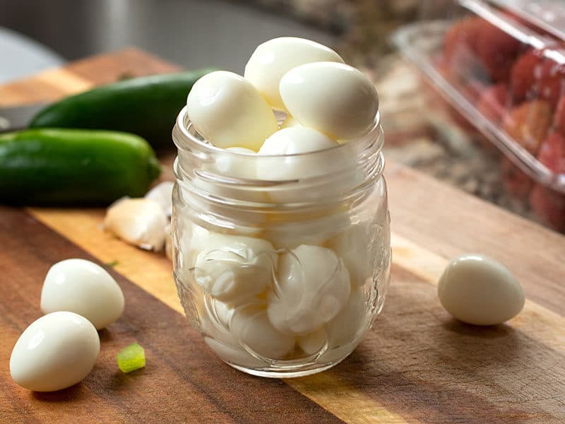 Jar Filled with Eggs