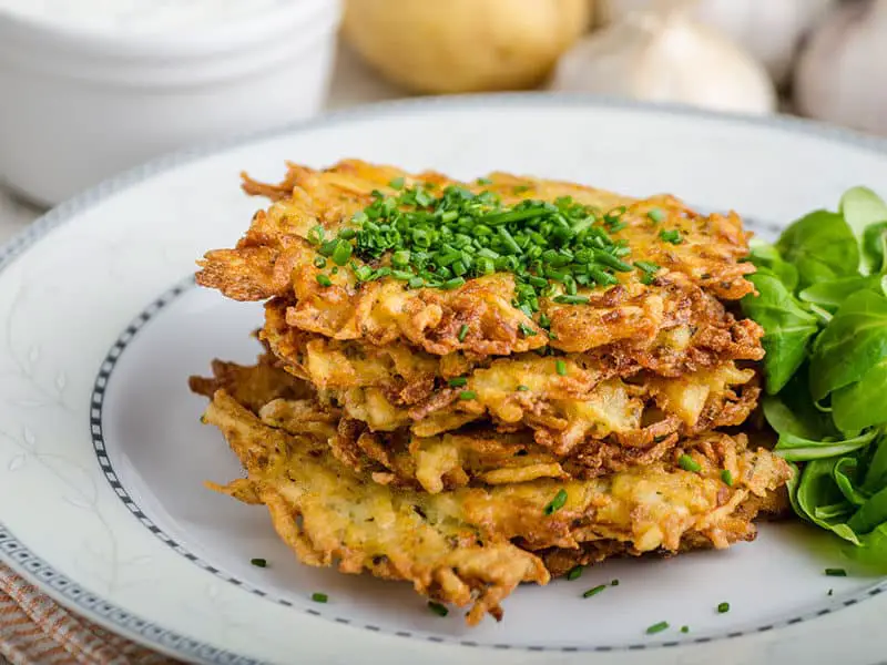 Marjoram in Potato Fried Pancakes