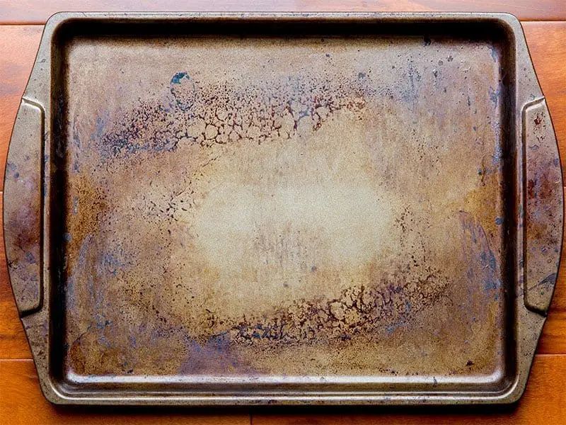 Old Dirty Oven Baking Tray