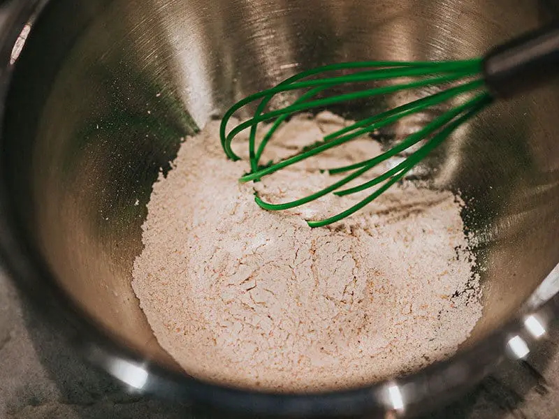 Sifting with Wire Whisk