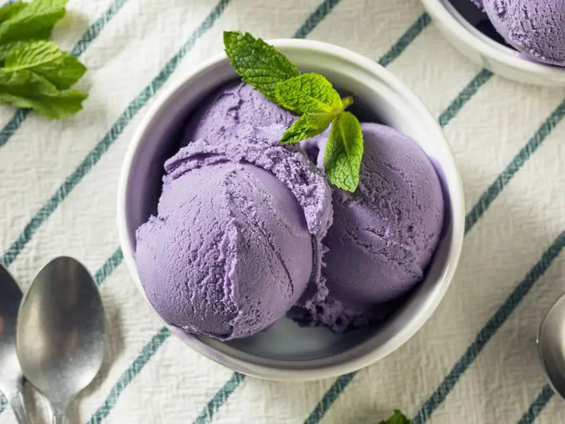 Ube ice cream