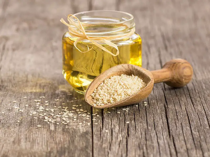 Glass Jar Sesame Oil