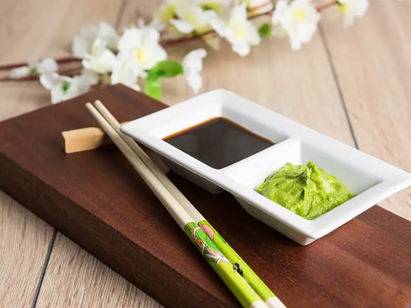 Soy Sauce And Wasabi